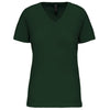 T-shirt BIO150IC de senhora decote V-Forest Green-XS-RAG-Tailors-Fardas-e-Uniformes-Vestuario-Pro