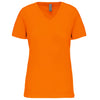 T-shirt BIO150IC de senhora decote V-Orange-XS-RAG-Tailors-Fardas-e-Uniformes-Vestuario-Pro