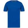 T-shirt Bio com decote sem costuras manga curta-Ocean Blue Heather-S-RAG-Tailors-Fardas-e-Uniformes-Vestuario-Pro