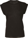 T-shirt Flowy manga enrolada-Preto-S-RAG-Tailors-Fardas-e-Uniformes-Vestuario-Pro