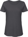 T-shirt Organic de senhora Slub-Chic Anthracite-XS-RAG-Tailors-Fardas-e-Uniformes-Vestuario-Pro