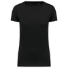 T-shirt Supima® de senhora com decote redondo de manga curta-Black-XS-RAG-Tailors-Fardas-e-Uniformes-Vestuario-Pro