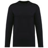 T-shirt Supima® decote redondo de manga comprida de homem-Black-S-RAG-Tailors-Fardas-e-Uniformes-Vestuario-Pro
