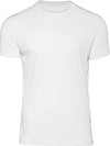 T-shirt Triblend de homem com decote redondo-Branco-S-RAG-Tailors-Fardas-e-Uniformes-Vestuario-Pro