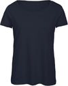 T-shirt Triblend de senhora com decote redondo-Azul Marinho-XS-RAG-Tailors-Fardas-e-Uniformes-Vestuario-Pro