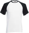 T-shirt baseball-Branco / Preto-S-RAG-Tailors-Fardas-e-Uniformes-Vestuario-Pro
