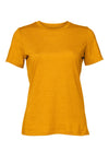 T-shirt com decote redondo Heather-Heather Mustard-S-RAG-Tailors-Fardas-e-Uniformes-Vestuario-Pro