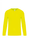 T-shirt de desporto 100% poliéster-Amarelo Florescente-XS-RAG-Tailors-Fardas-e-Uniformes-Vestuario-Pro