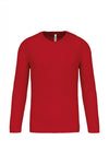 T-shirt de desporto 100% poliéster-Vermelho-XS-RAG-Tailors-Fardas-e-Uniformes-Vestuario-Pro