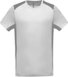 T-shirt de desporto bicolor-Branco / Fine Grey-XS-RAG-Tailors-Fardas-e-Uniformes-Vestuario-Pro
