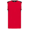 T-shirt de desporto bicolor de cavas-Red / Black-XS-RAG-Tailors-Fardas-e-Uniformes-Vestuario-Pro