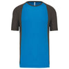 T-shirt de desporto bicolor de manga curta-Light Turquoise / Dark Grey-XS-RAG-Tailors-Fardas-e-Uniformes-Vestuario-Pro