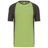 T-shirt de desporto bicolor de manga curta-Lime / Dark Grey-XS-RAG-Tailors-Fardas-e-Uniformes-Vestuario-Pro