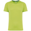 T-shirt de desporto de homem de material reciclado com decote redondo-Lime-XS-RAG-Tailors-Fardas-e-Uniformes-Vestuario-Pro
