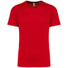 T-shirt de desporto de homem de material reciclado com decote redondo-Red-XS-RAG-Tailors-Fardas-e-Uniformes-Vestuario-Pro