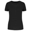 T-shirt de desporto de senhora Triblend com decote redondo-Black-XS-RAG-Tailors-Fardas-e-Uniformes-Vestuario-Pro