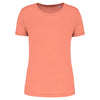 T-shirt de desporto de senhora Triblend com decote redondo-Coral-XS-RAG-Tailors-Fardas-e-Uniformes-Vestuario-Pro