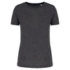 T-shirt de desporto de senhora Triblend com decote redondo-Dark Grey Heather-XS-RAG-Tailors-Fardas-e-Uniformes-Vestuario-Pro