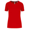 T-shirt de desporto de senhora de material reciclado com decote redondo-Red-XS-RAG-Tailors-Fardas-e-Uniformes-Vestuario-Pro