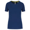 T-shirt de desporto de senhora de material reciclado com decote redondo-Sporty Navy-XS-RAG-Tailors-Fardas-e-Uniformes-Vestuario-Pro