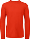 T-shirt de homem bio de manga comprida-Fire Vermelho-S-RAG-Tailors-Fardas-e-Uniformes-Vestuario-Pro
