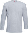T-shirt de manga comprida (61-038-0)-Heather Grey-S-RAG-Tailors-Fardas-e-Uniformes-Vestuario-Pro
