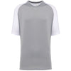 T-shirt de padel bicolor com mangas raglan de homem-White / Fine Grey-S-RAG-Tailors-Fardas-e-Uniformes-Vestuario-Pro
