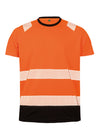 T-shirt de segurança de material reciclado-Orange / Black-S/M-RAG-Tailors-Fardas-e-Uniformes-Vestuario-Pro