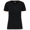 T-shirt de senhora Day To Day de manga curta-Black / Orange-XS-RAG-Tailors-Fardas-e-Uniformes-Vestuario-Pro
