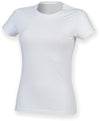 T-shirt de senhora com decote redondo Feel Good-Branco-XS-RAG-Tailors-Fardas-e-Uniformes-Vestuario-Pro