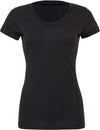 T-shirt de senhora com decote redondo Triblend-Charcoal-Preto Triblend-S-RAG-Tailors-Fardas-e-Uniformes-Vestuario-Pro