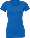 T-shirt de senhora com decote redondo Triblend-True Royal Triblend-S-RAG-Tailors-Fardas-e-Uniformes-Vestuario-Pro