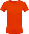 T-shirt de senhora com decote redondo de manga curta-Orange-XS-RAG-Tailors-Fardas-e-Uniformes-Vestuario-Pro