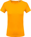T-shirt de senhora com decote redondo de manga curta-Yellow-XS-RAG-Tailors-Fardas-e-Uniformes-Vestuario-Pro
