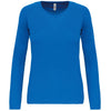 T-shirt de senhora de desporto de manga comprida-Aqua Blue-XS-RAG-Tailors-Fardas-e-Uniformes-Vestuario-Pro