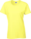 T-shirt de senhora de manga curta Heavy Cotton™-Cornsilk-S-RAG-Tailors-Fardas-e-Uniformes-Vestuario-Pro