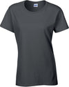 T-shirt de senhora de manga curta Heavy Cotton™-Dark Heather-S-RAG-Tailors-Fardas-e-Uniformes-Vestuario-Pro