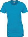 T-shirt de senhora de manga curta Heavy Cotton™-Heather Sapphire-S-RAG-Tailors-Fardas-e-Uniformes-Vestuario-Pro