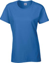 T-shirt de senhora de manga curta Heavy Cotton™-Royal Azul-S-RAG-Tailors-Fardas-e-Uniformes-Vestuario-Pro