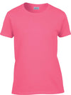 T-shirt de senhora de manga curta Heavy Cotton™-Safety Pink-S-RAG-Tailors-Fardas-e-Uniformes-Vestuario-Pro