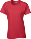 T-shirt de senhora de manga curta Heavy Cotton™-Vermelho-S-RAG-Tailors-Fardas-e-Uniformes-Vestuario-Pro