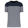 T-shirt estilo marinheiro Bio com decote redondo para homem-Navy / White Stripes-S-RAG-Tailors-Fardas-e-Uniformes-Vestuario-Pro