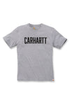 T-shirt logo block Carhartt®-Heather Grey-S-RAG-Tailors-Fardas-e-Uniformes-Vestuario-Pro