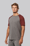 T-shirt triblend bicolor de desporto de adulto-RAG-Tailors-Fardas-e-Uniformes-Vestuario-Pro