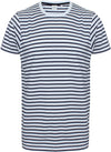 T-shirt unissexo às riscas-Branco / Oxford Azul Marinho-XXS-RAG-Tailors-Fardas-e-Uniformes-Vestuario-Pro