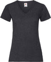 T-shirt valueweight decote V (61-398-0)-Dark Heather Grey-XS-RAG-Tailors-Fardas-e-Uniformes-Vestuario-Pro