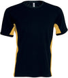 TIGER - T-SHIRT BICOLOR MANGA CURTA-Preto / Amarelo-S-RAG-Tailors-Fardas-e-Uniformes-Vestuario-Pro