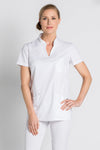 Túnica Palma m\curta-Branco-XS / (SP)-RAG-Tailors-Fardas-e-Uniformes-Vestuario-Pro