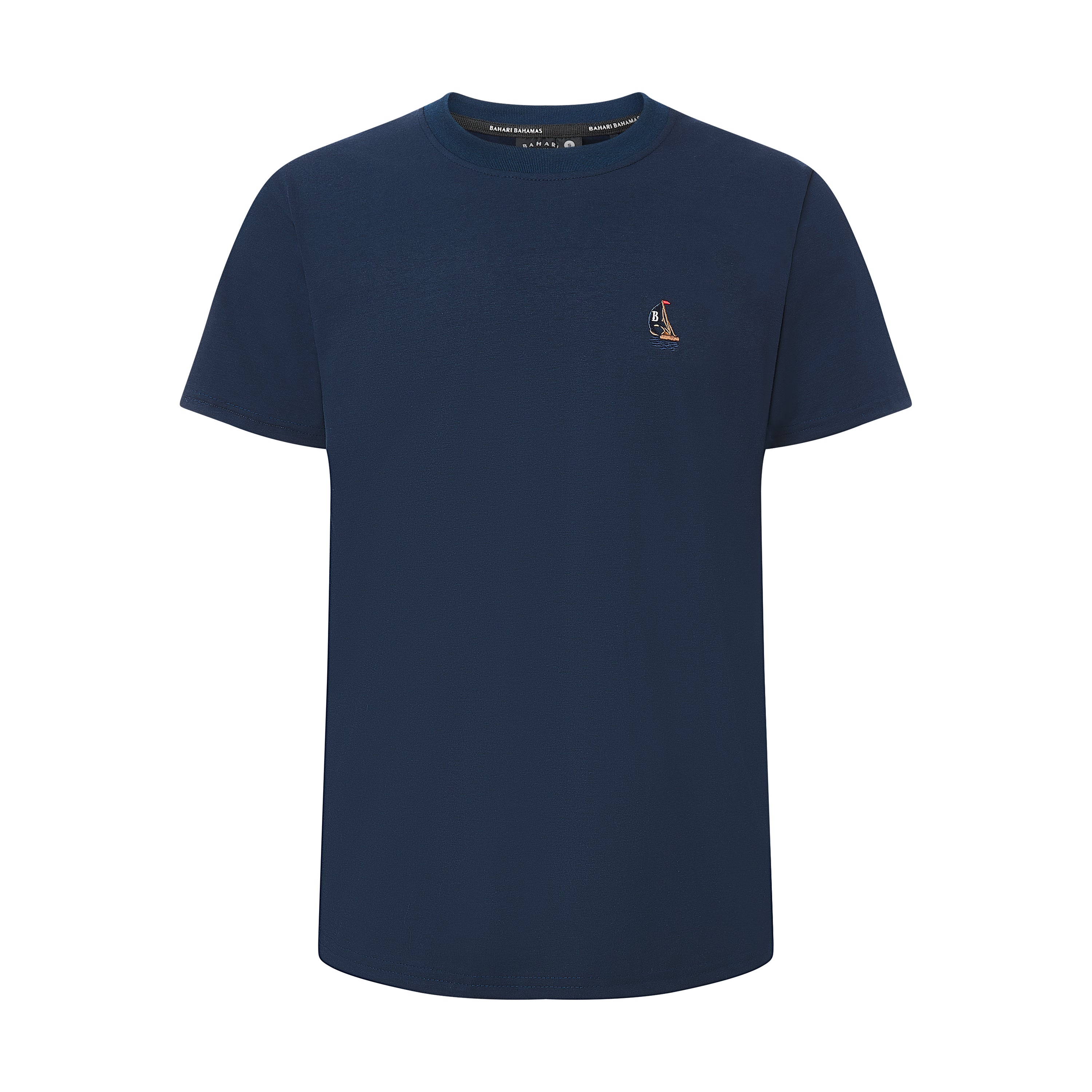 THE CLASSIC MEN'S TEE- NAVY – BAHARI BAHAMAS