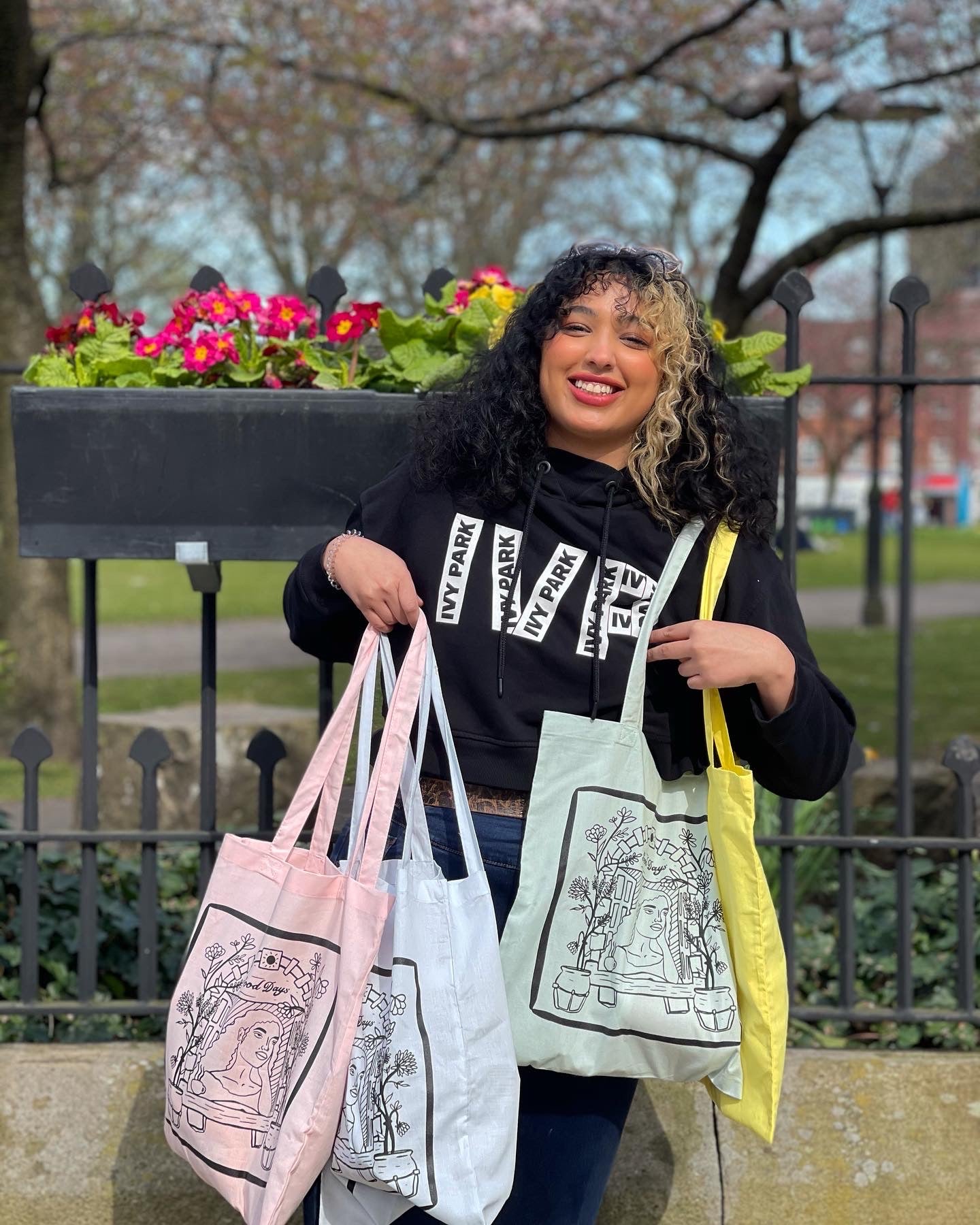 ivy park tote bag